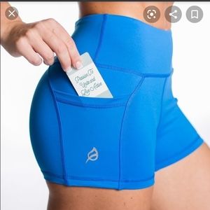 P'tula Tracy Power Shorts in AZURE BLUE